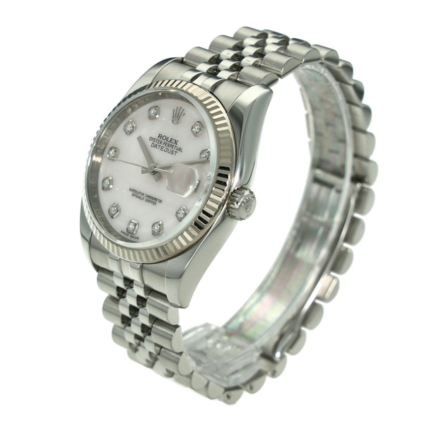 Rolex Datejust 116234 Mother of pearl Diamond Dot