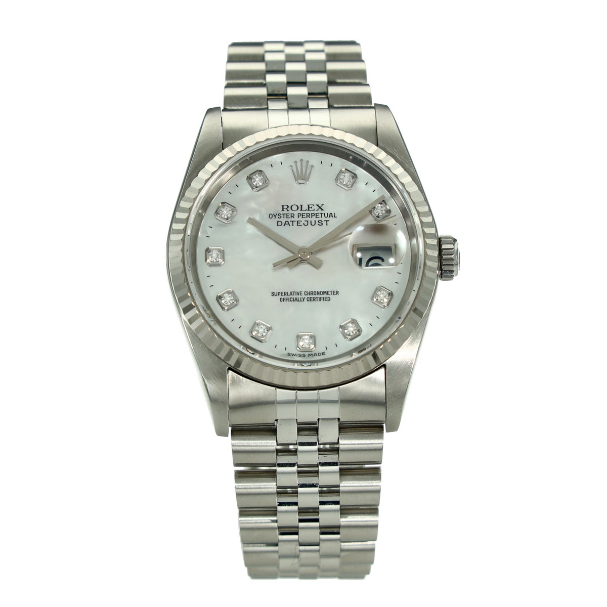 Datejust 16234 - Mother of Pearl Diamond Dial - 2005