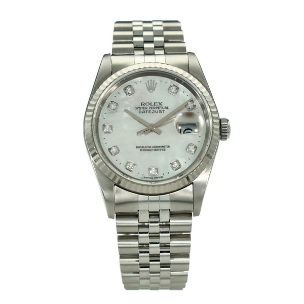 Datejust 16234 - Mother of Pearl Diamond Dial - 2005