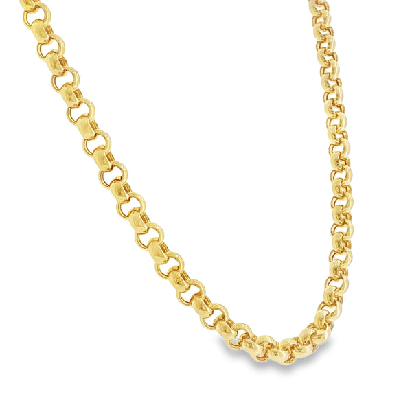 9ct 18" Hllw Rnd Belcher (B5556184)