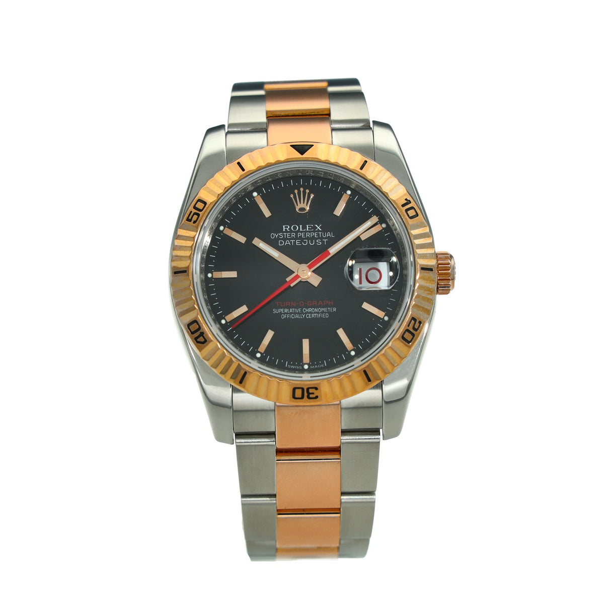 Datejust Turn-O-Graph 116261 - Black Dial - 2006