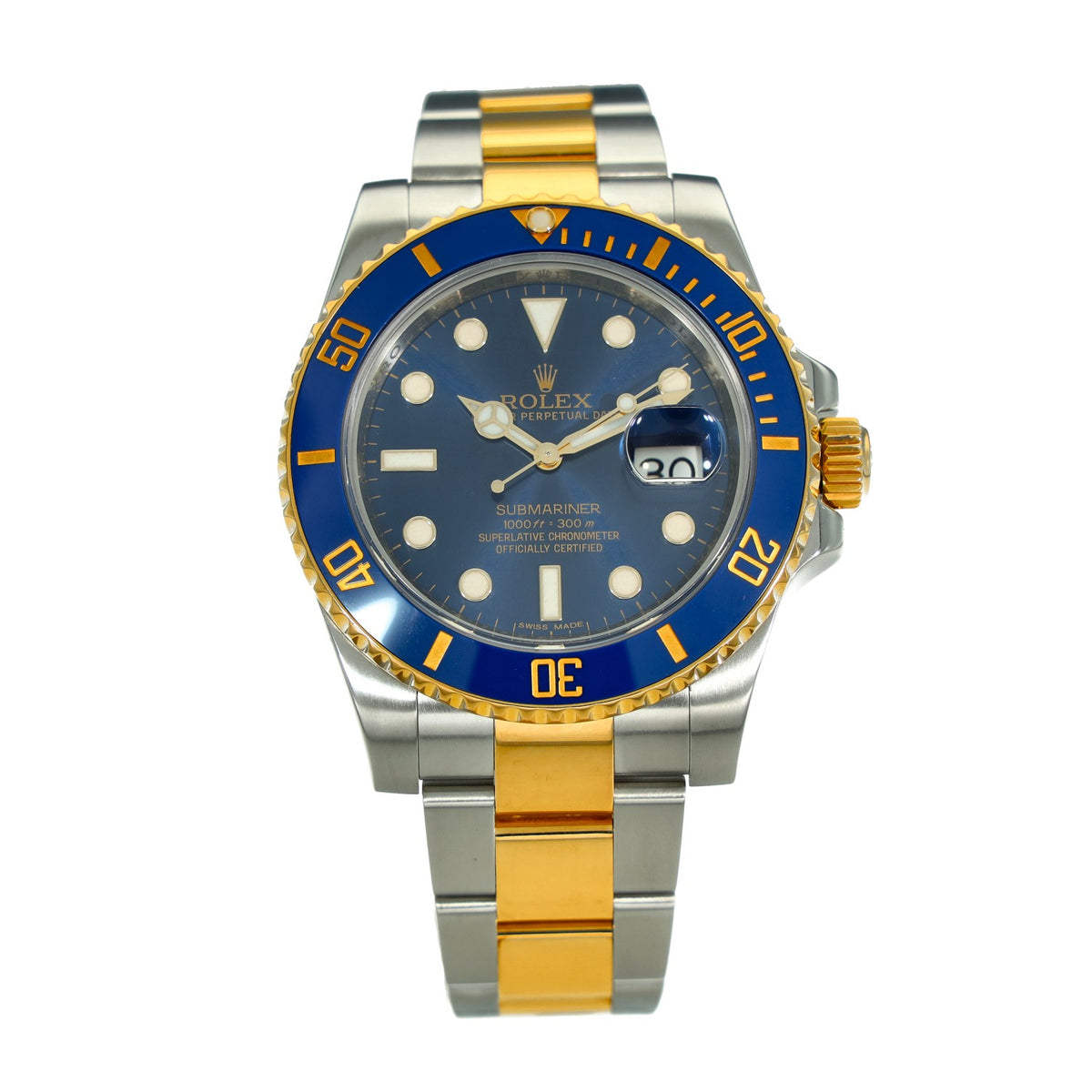 Rolex Submariner 116613LB - Blue Dial - 2013
