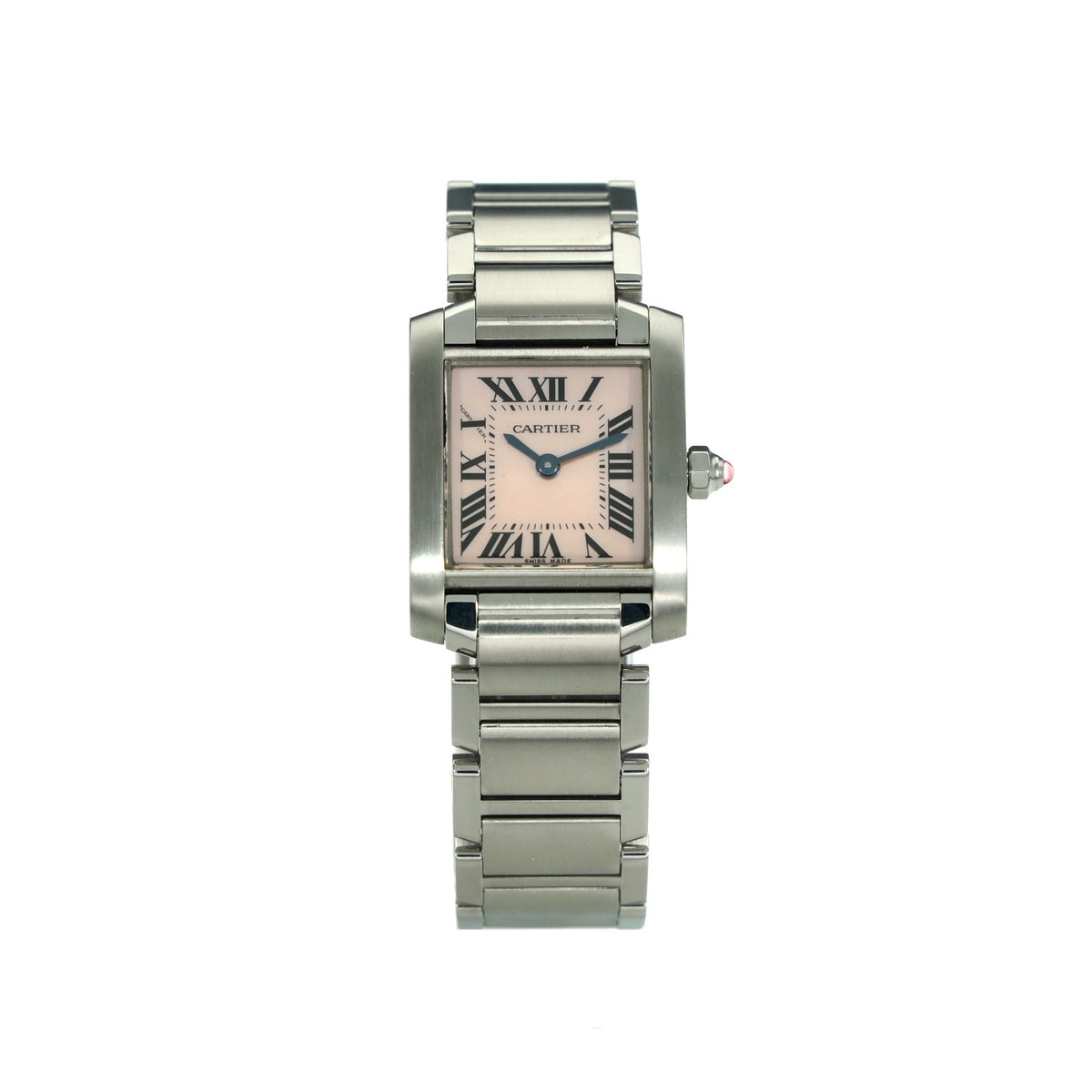Cartier Tank W51008Q3 - Black Mother Of Pearl Dial - 2014