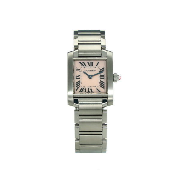 Cartier Tank W51008Q3 - Black Mother Of Pearl Dial - 2014