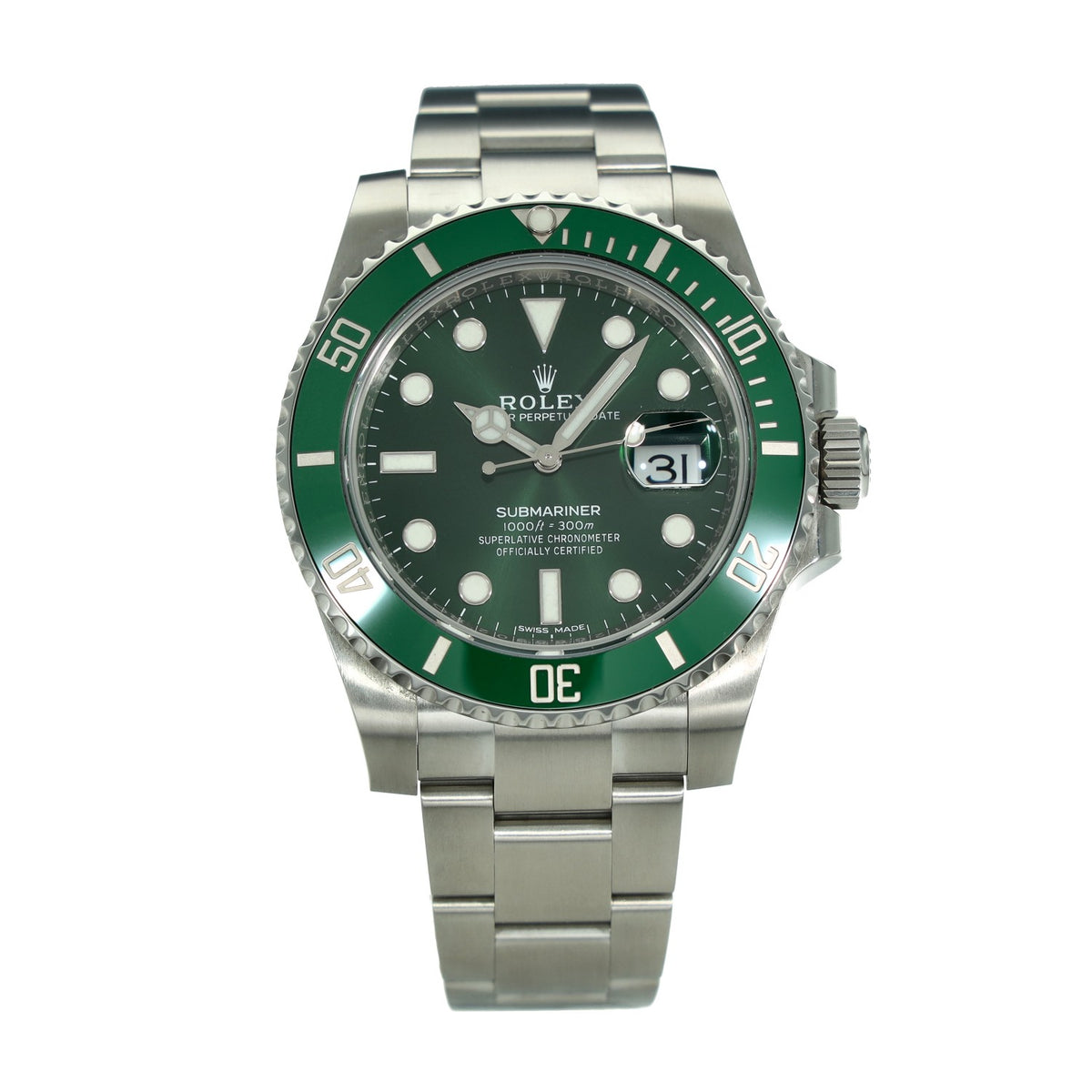 Submariner 116610LV - Green Dial - 2020