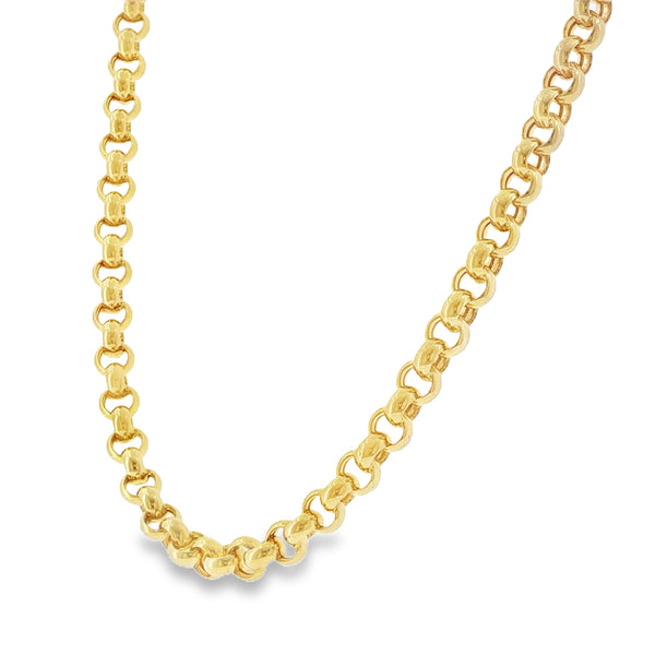 9ct 18" Hllw Rnd Belcher (B5556184)
