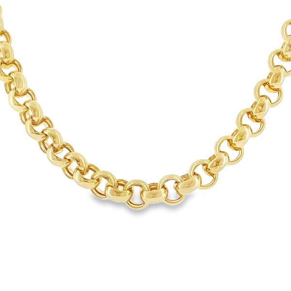 9ct 18" Hllw Rnd Belcher (B5556184)