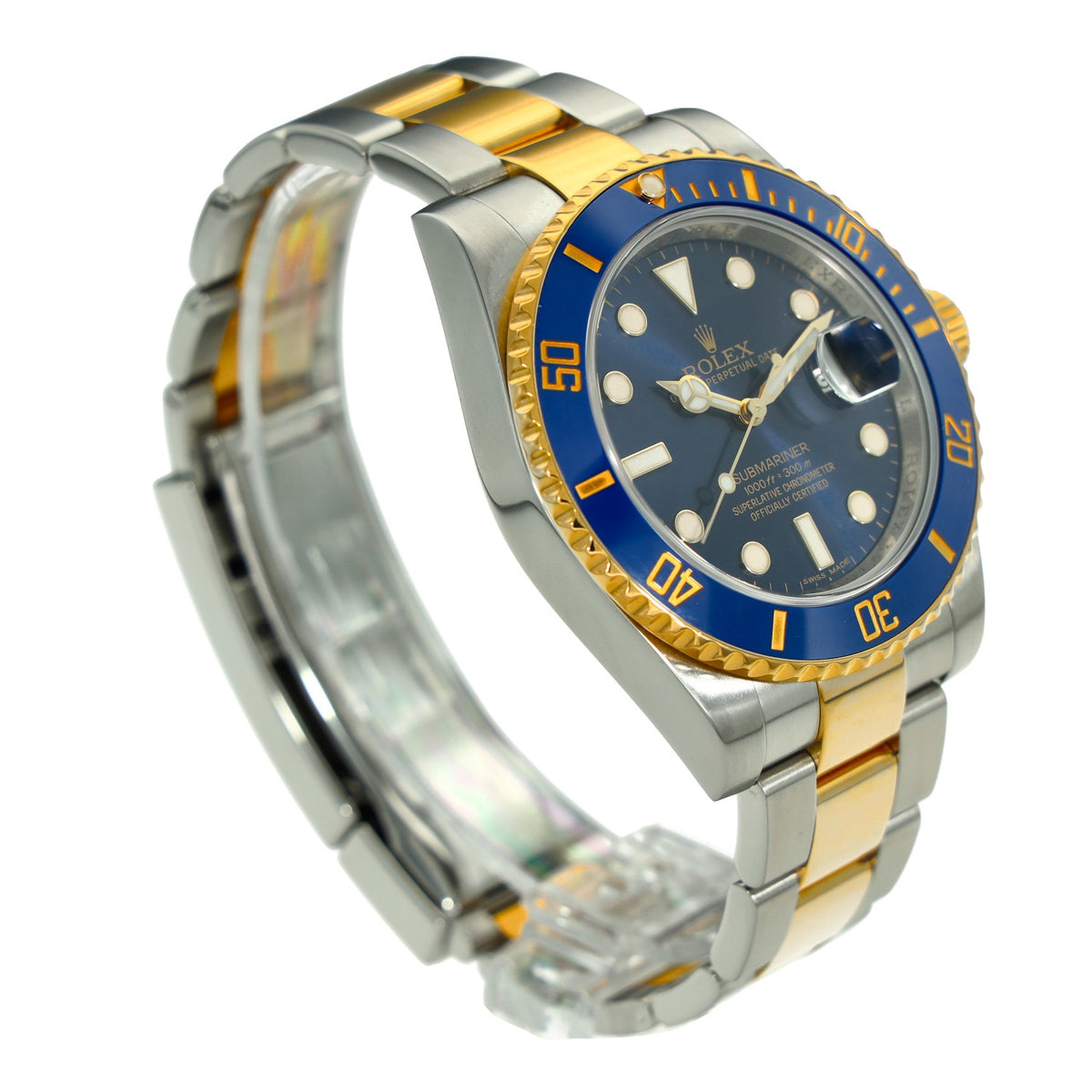 Rolex Submariner 116613LB - Blue Dial - 2013