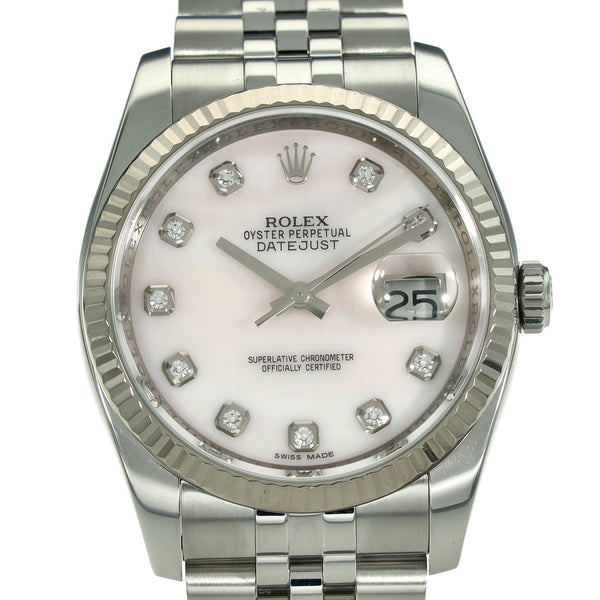 Rolex Datejust 116234 Mother of pearl Diamond Dot