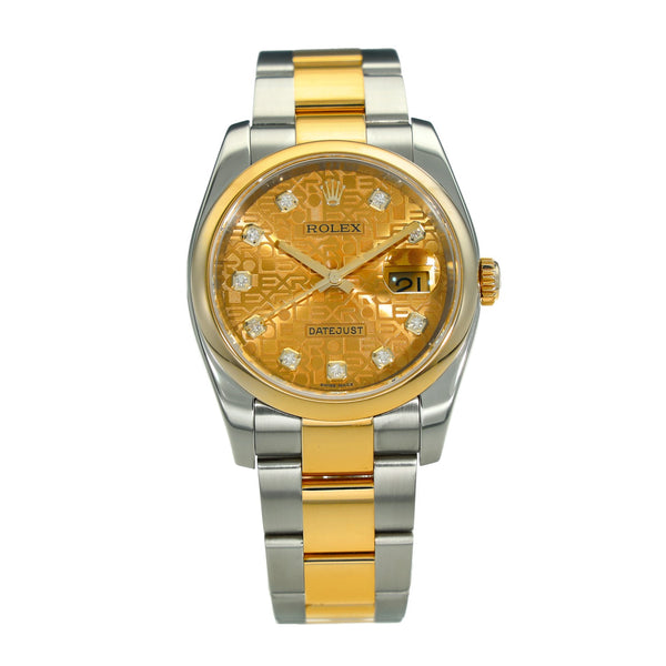 Datejust 116203 - Champagne Diamond Dial - 2004