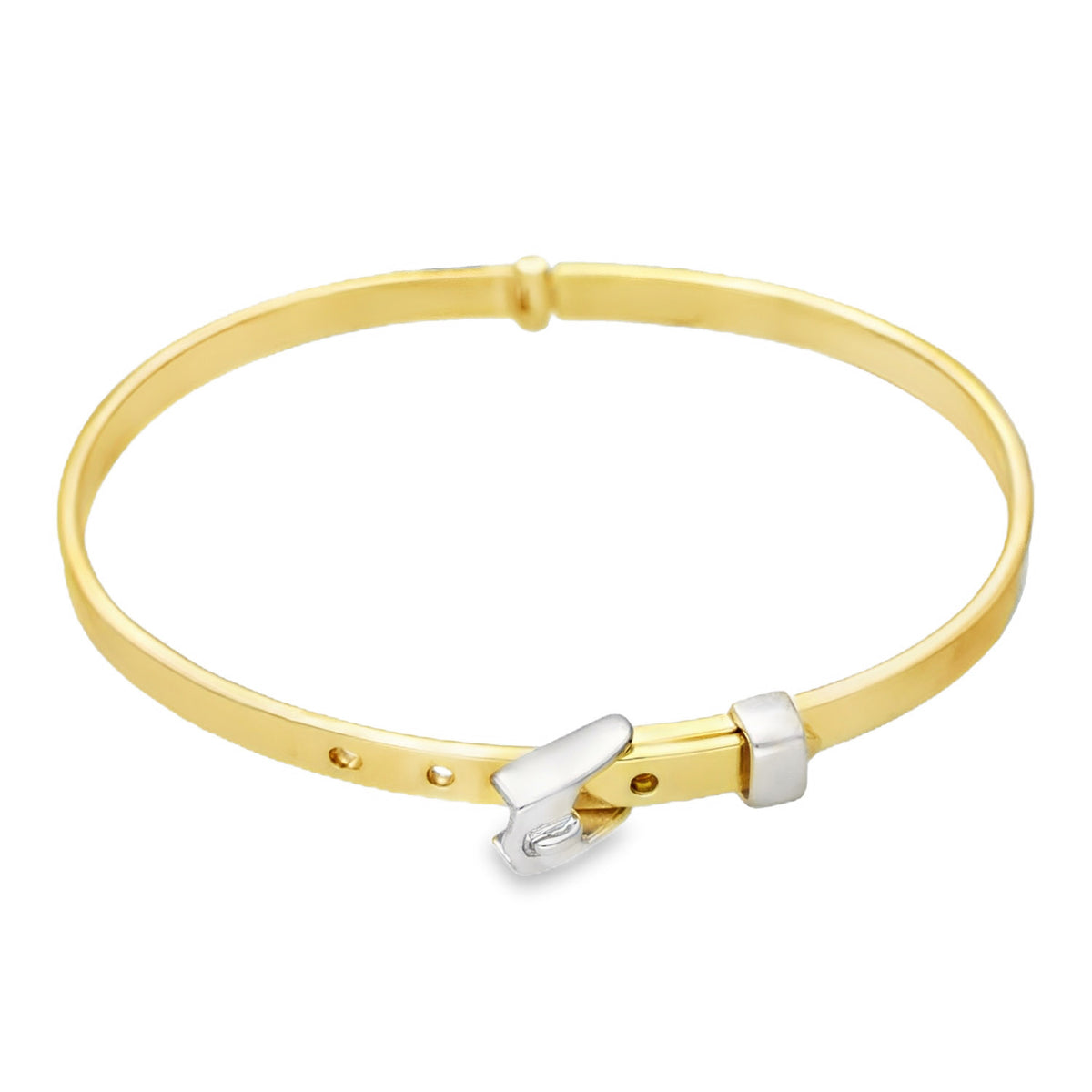9ct 2c Buckle Bangle (B5558147)