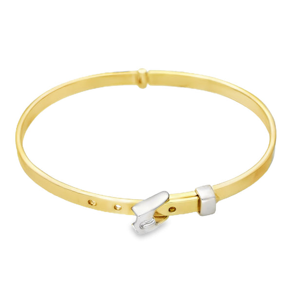 9ct 2c Buckle Bangle (B5558147)