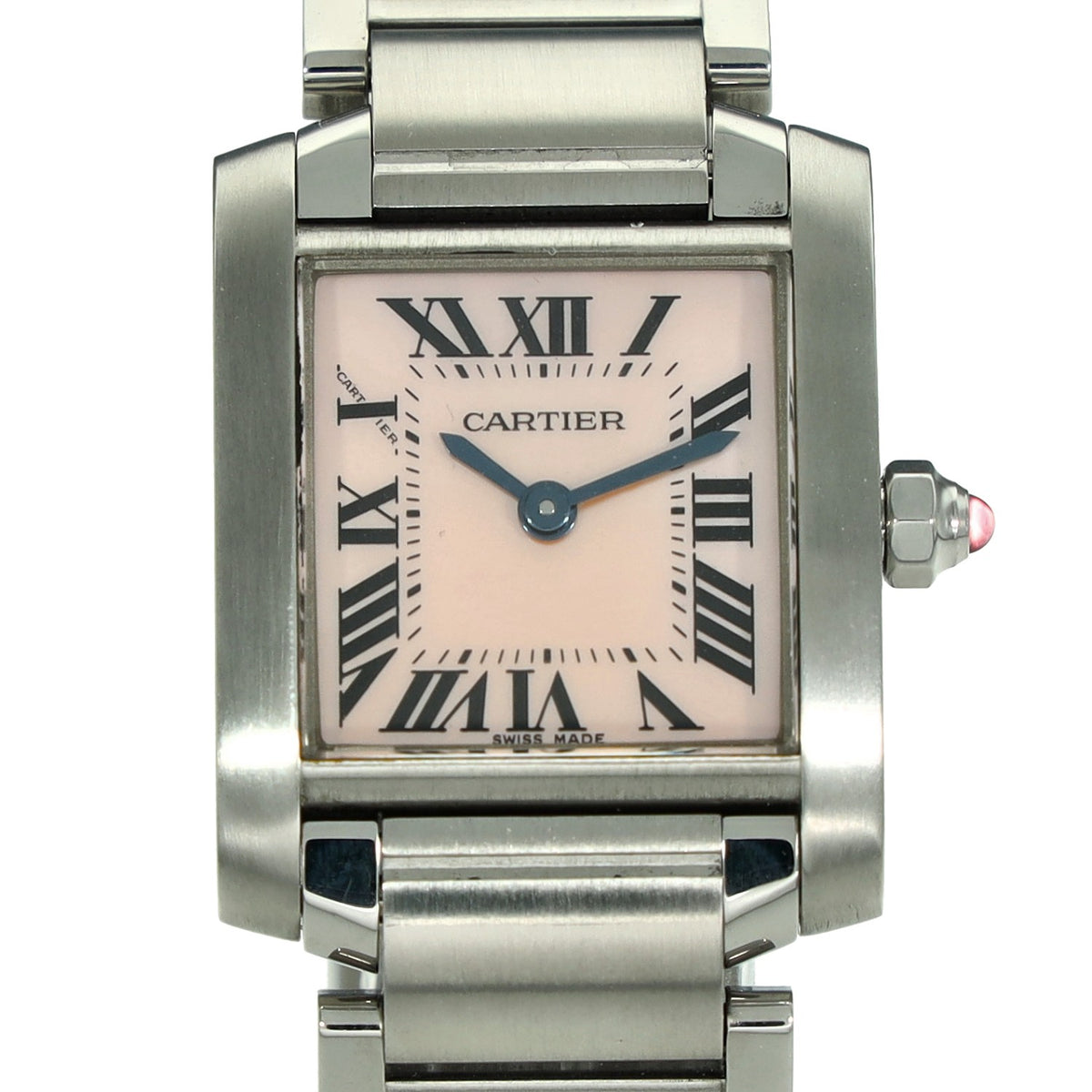 Cartier Tank W51008Q3 - Black Mother Of Pearl Dial - 2014