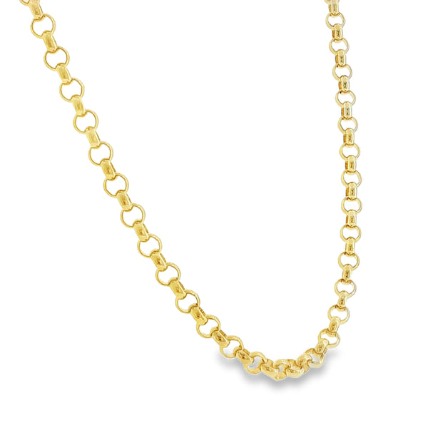 9ct 30"Rnd Belcher Chain (A5606069)