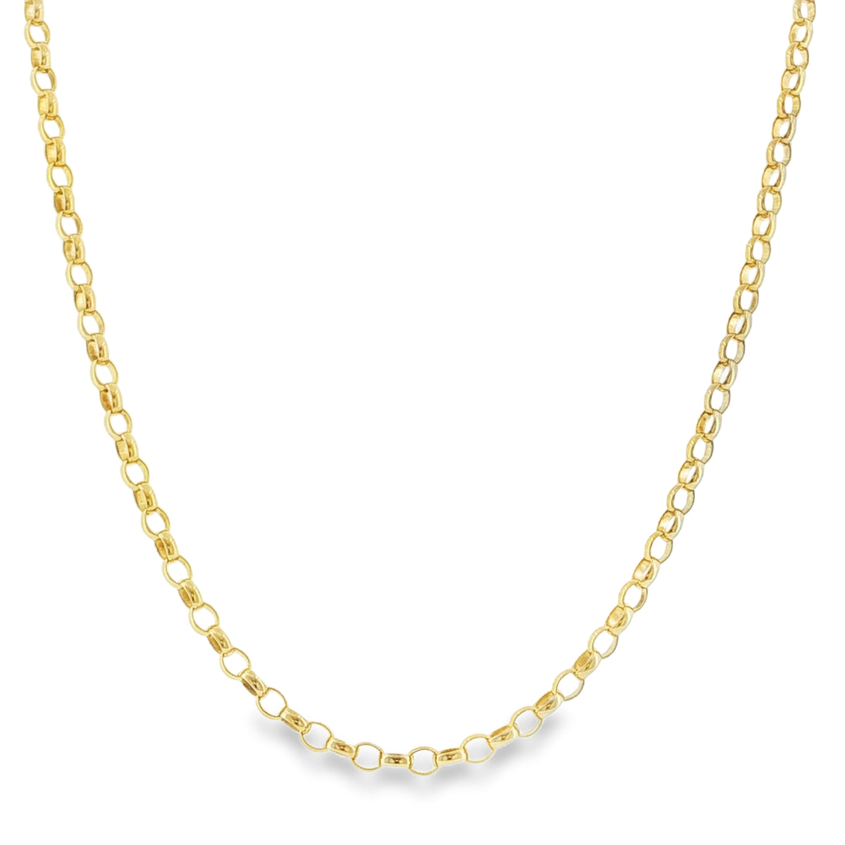 9ct 19"Oval Belcher Chain(A5606042)
