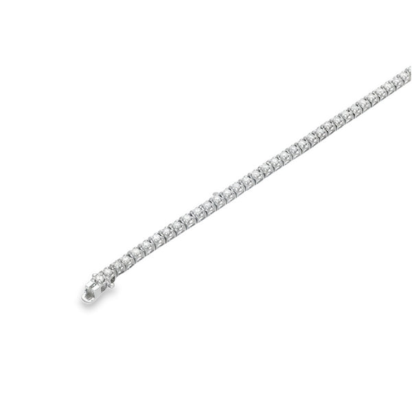 9ct White Gold 2.00ct Diamond Tennis Bracelet – 18.5cm