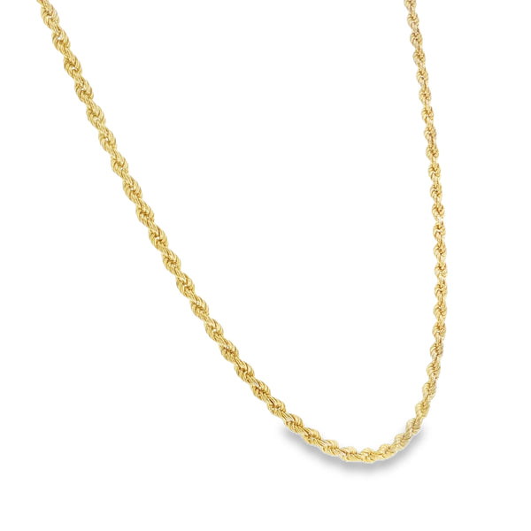 9ct 16"Hllw Rope Chain (A5606065)