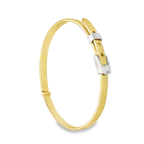 9ct 2c Buckle Bangle (B5558147)