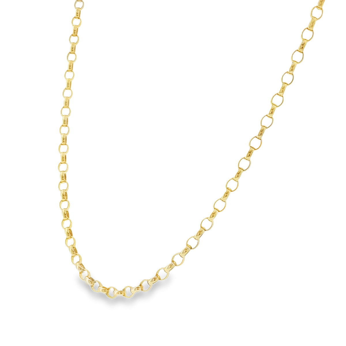 9ct 19"Oval Belcher Chain(A5606042)