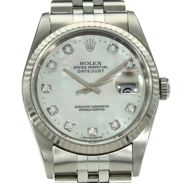 Datejust 16234 - Mother of Pearl Diamond Dial - 2005