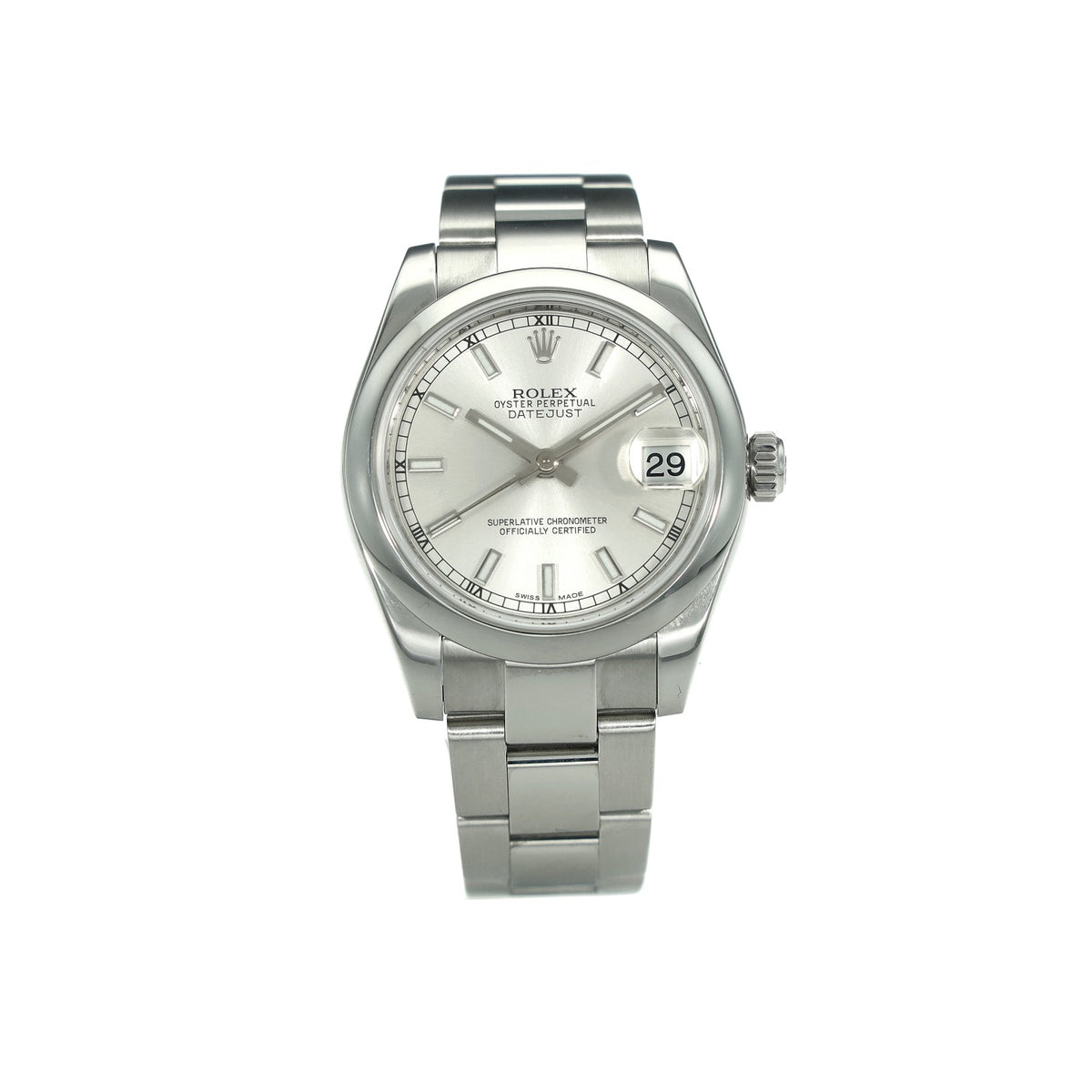 Datejust 31 178240 - Silver Baton Dial - 2015