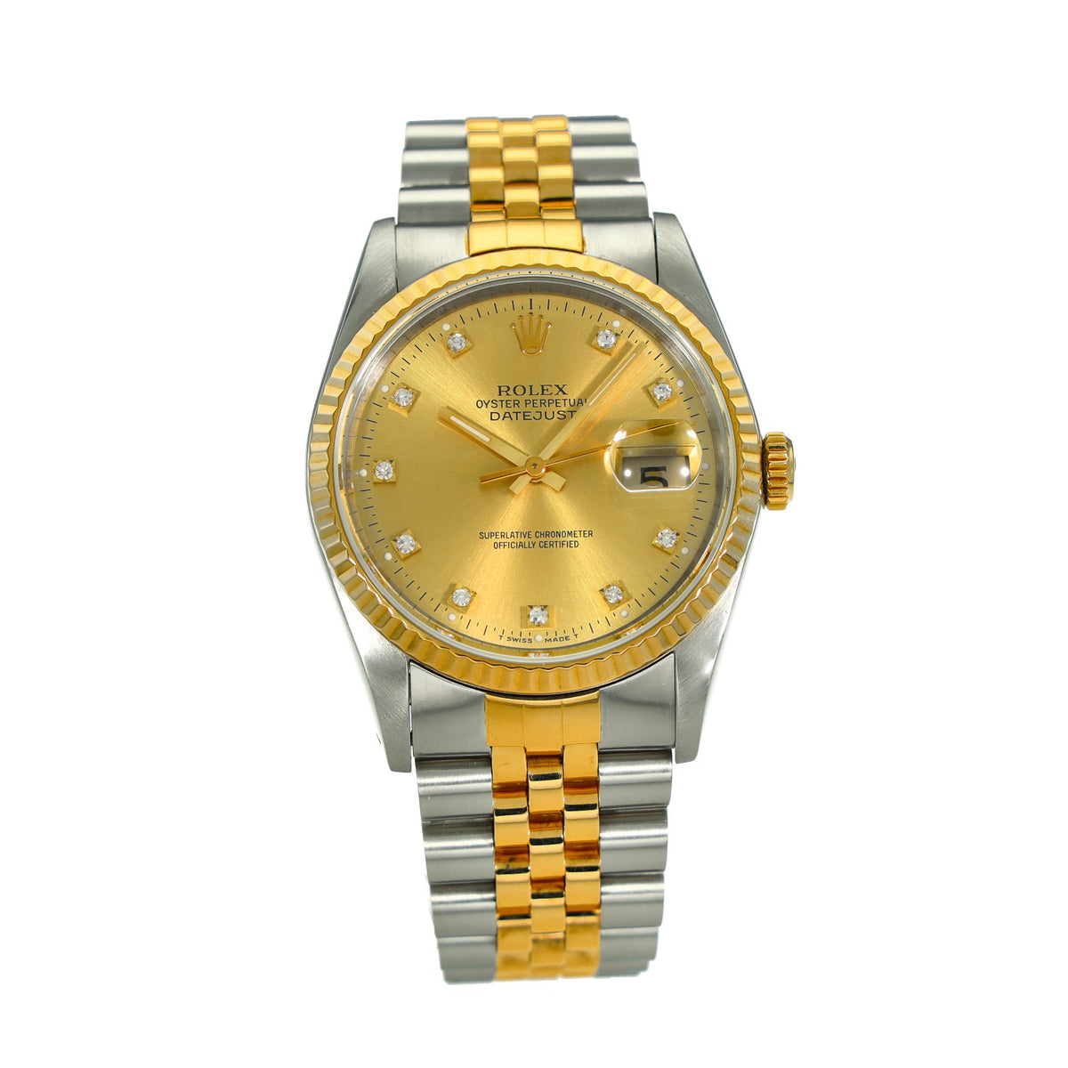 Datejust 16233 - Champagne Diamond Dial - 1990