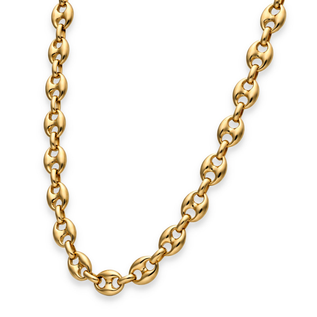 9ct Yellow Gold Heavy Anchor Curb Chain 29" - 53.5g