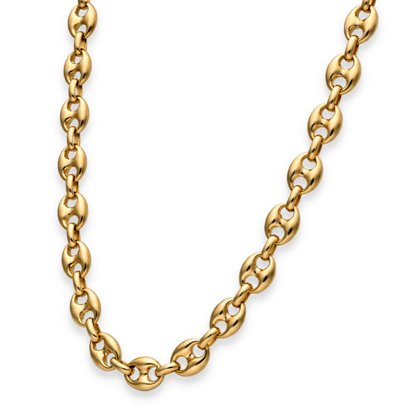 9ct Yellow Gold Heavy Anchor Curb Chain 29" - 53.5g