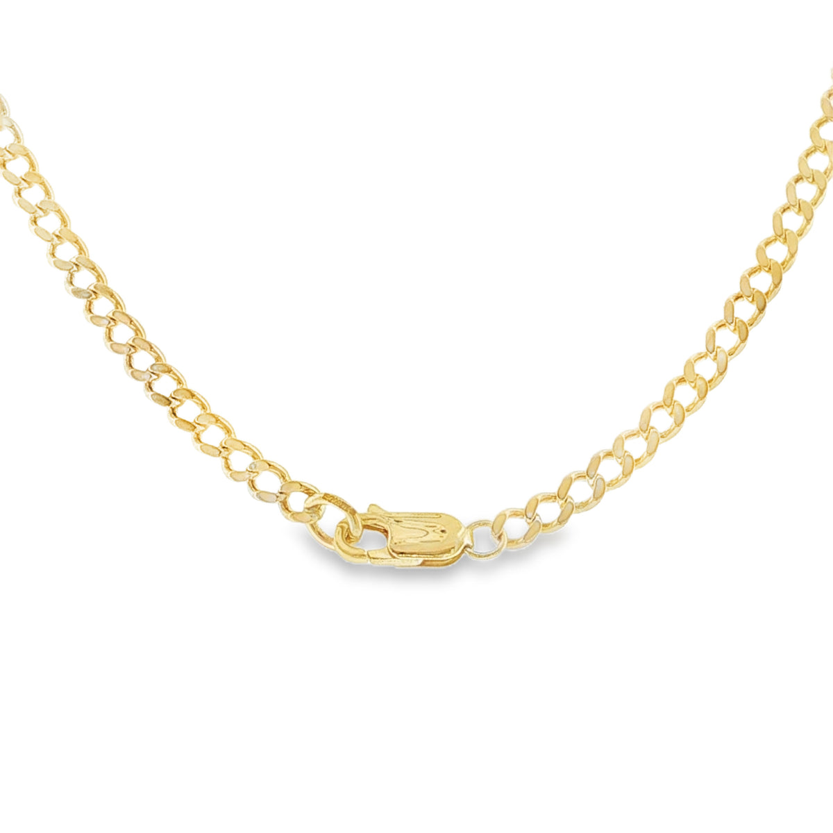 9ct Yellow Gold Curb Chain - 22" - 14.3g