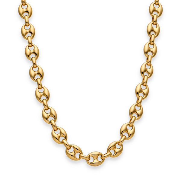 9ct Yellow Gold Heavy Anchor Curb Chain 29" - 53.5g