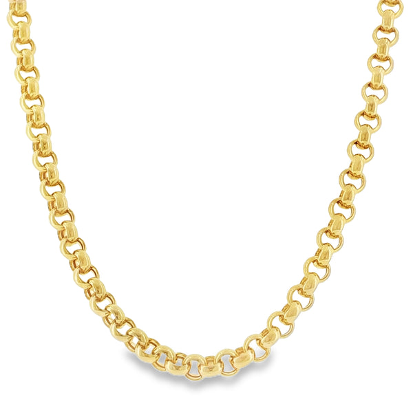 9ct 18" Hllw Rnd Belcher (B5556184)