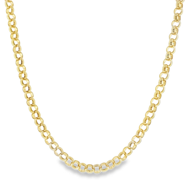 9ct 30"Rnd Belcher Chain (A5606069)