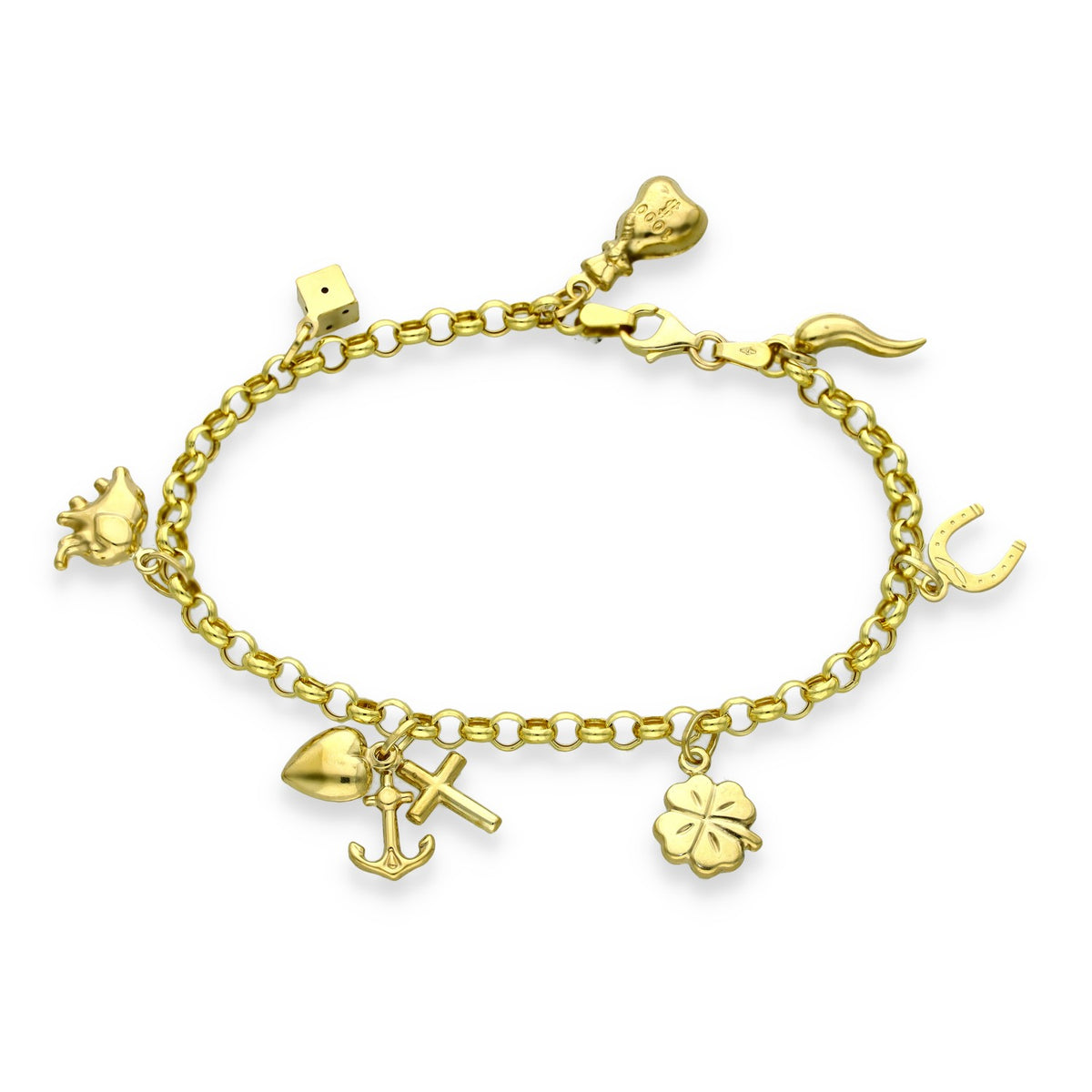 7"Hllw Bel x7 Ass Charms (A5608032)