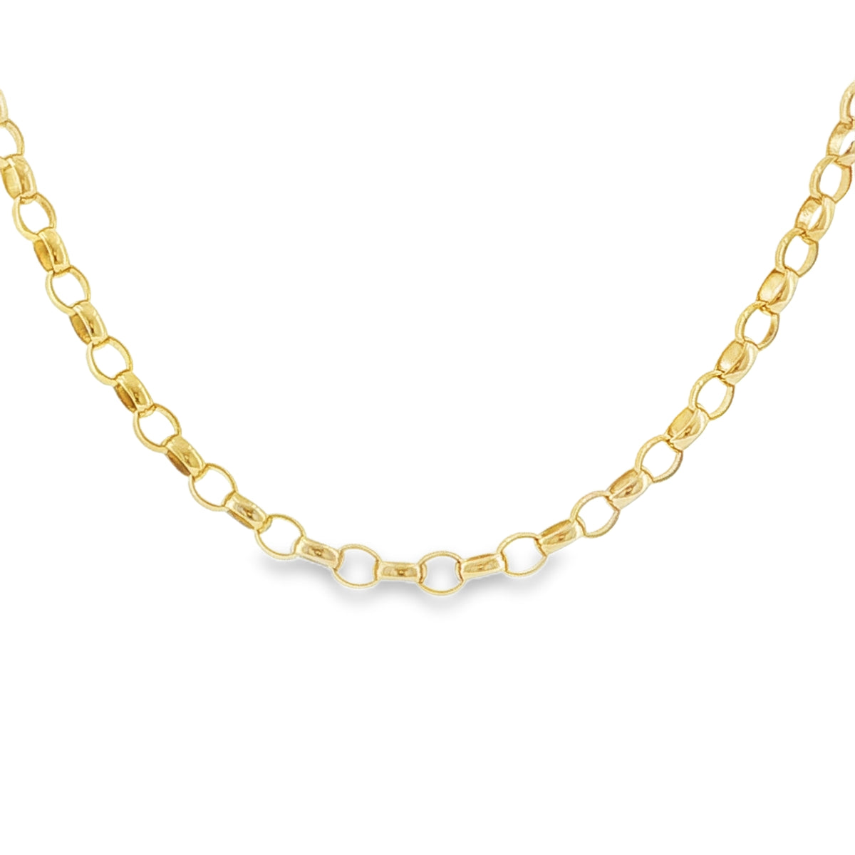 9ct 19"Oval Belcher Chain(A5606042)
