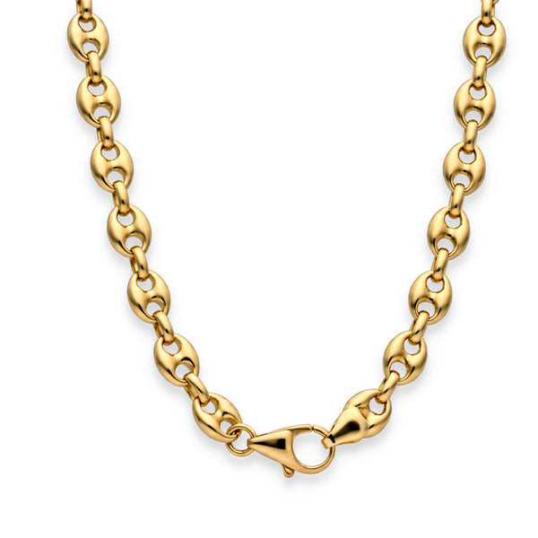 9ct Yellow Gold Heavy Anchor Curb Chain 29" - 53.5g