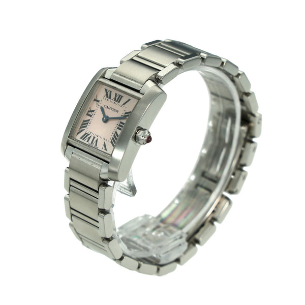 Cartier Tank W51008Q3 - Black Mother Of Pearl Dial - 2014