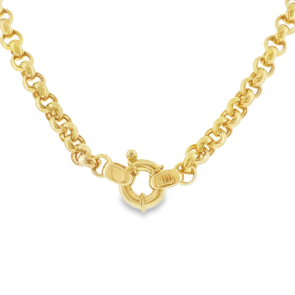 9ct 18" Hllw Rnd Belcher (B5556184)