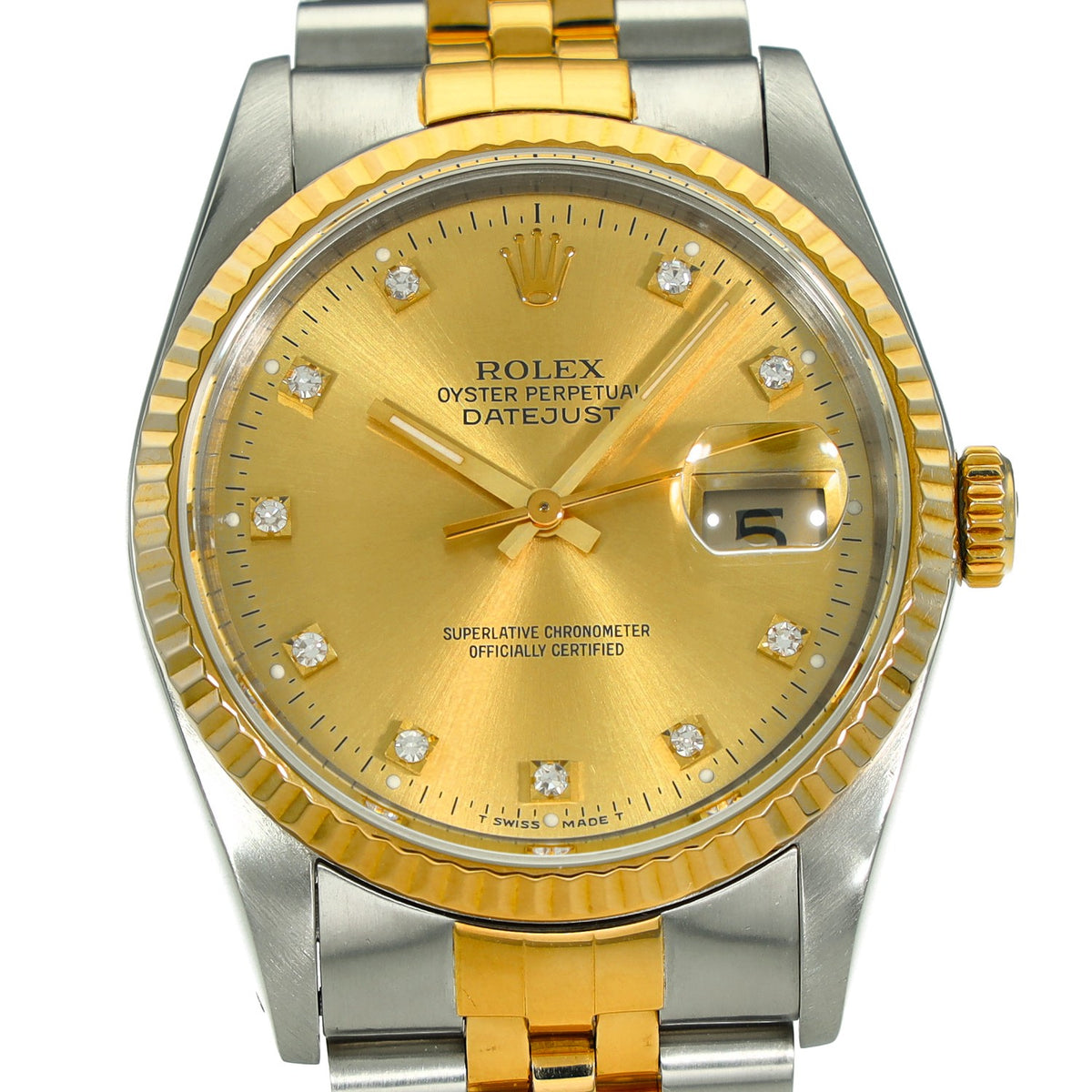 Datejust 16233 - Champagne Diamond Dial - 1990