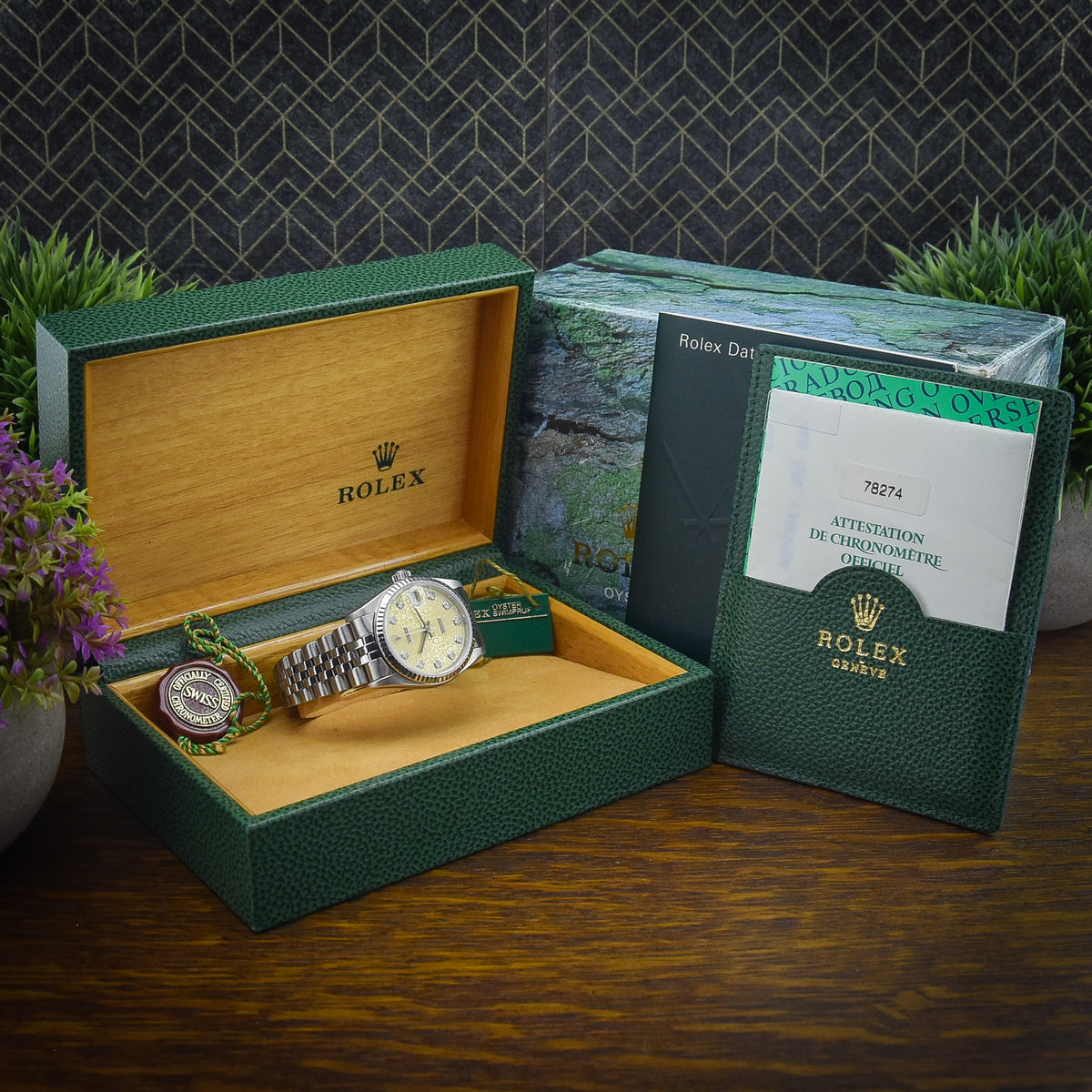 Datejust 78274 - Silver Jubilee Diamond Dial - 2003