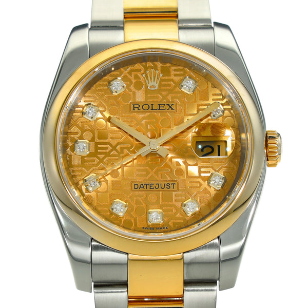 Datejust 116203 - Champagne Diamond Dial - 2004