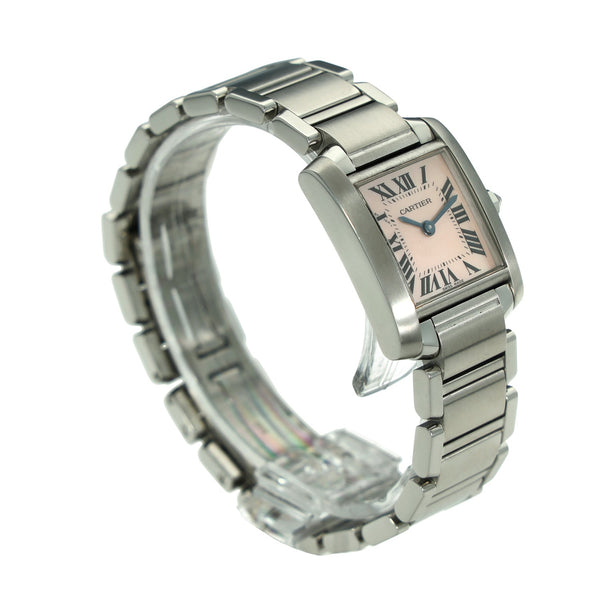 Cartier Tank W51008Q3 - Black Mother Of Pearl Dial - 2014