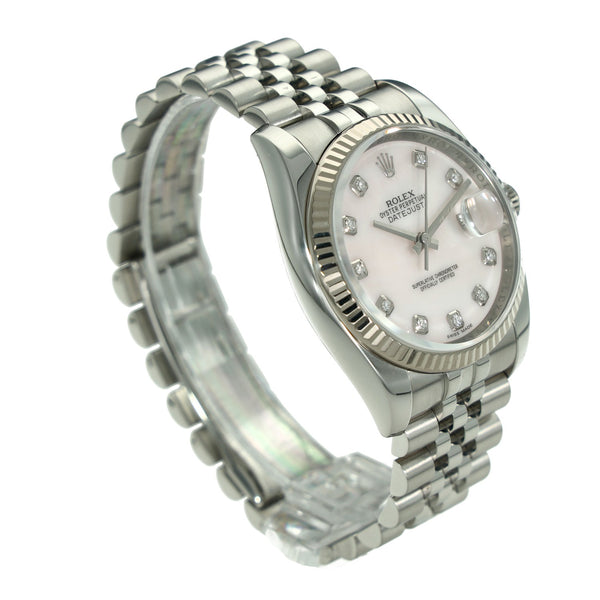Rolex Datejust 116234 Mother of pearl Diamond Dot