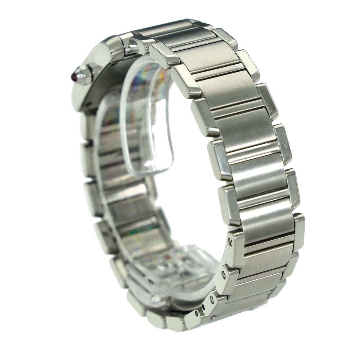 Cartier Tank W51008Q3 - Black Mother Of Pearl Dial - 2014