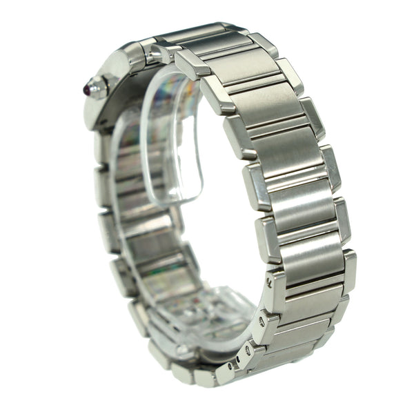 Cartier Tank W51008Q3 - Black Mother Of Pearl Dial - 2014