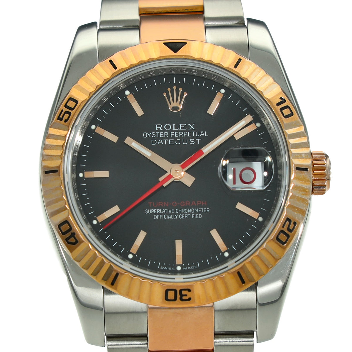Datejust Turn-O-Graph 116261 - Black Dial - 2006