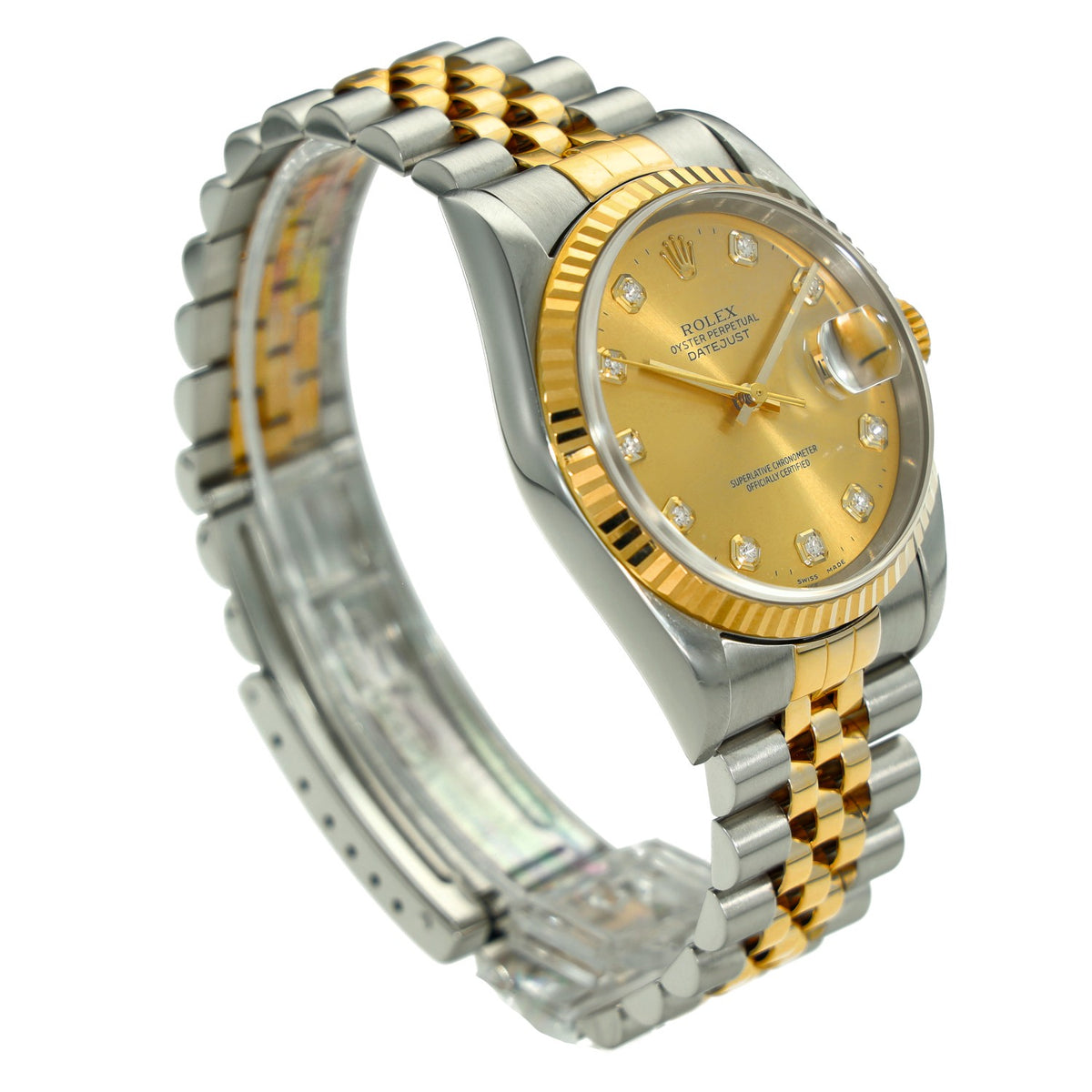 Datejust 16233 - Champagne Diamond Dial - 1997