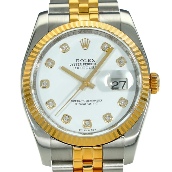 Datejust 116233 - White Diamond Dial - 2013