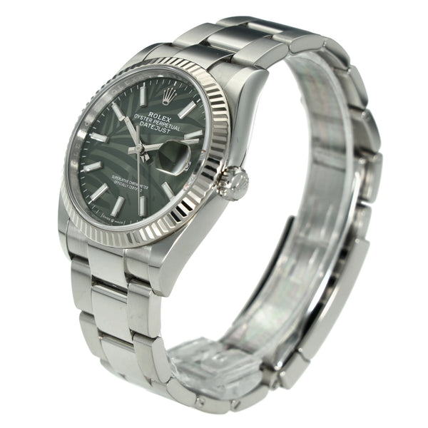 Datejust 36 126234 “Jungle” – Green Palm Motif Dial – 2022