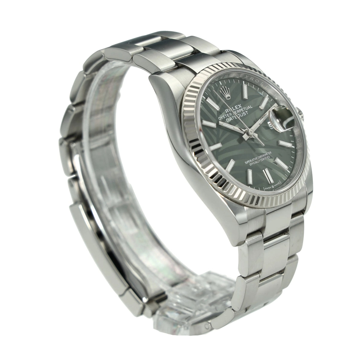 Datejust 36 126234 “Jungle” – Green Palm Motif Dial – 2022