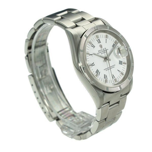 Oyster Perpetual Date 15210 - White Dial - 2006